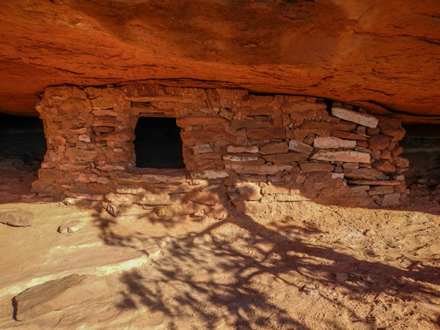 a granary on Aztec Butte