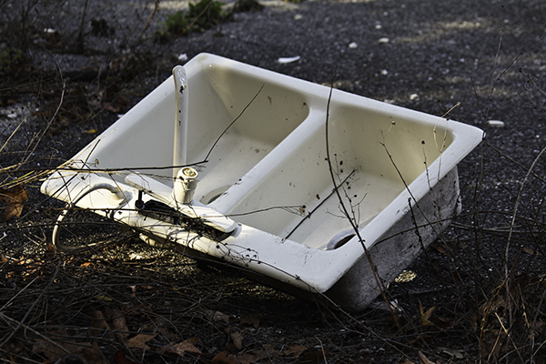 dishes not clean, blame the sink - throw it out