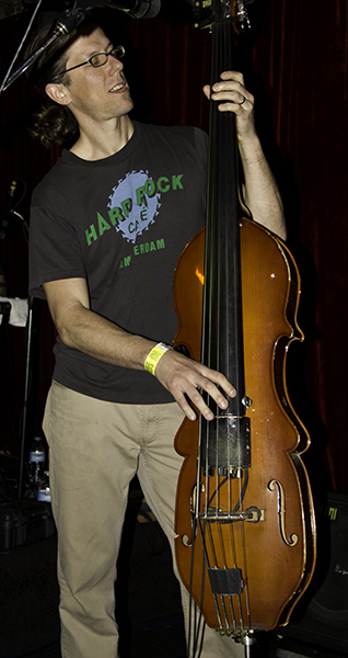 Bryan on double bass