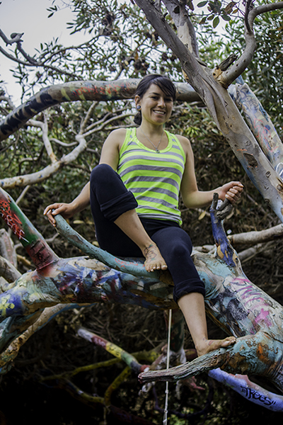 Betty in the painted tree