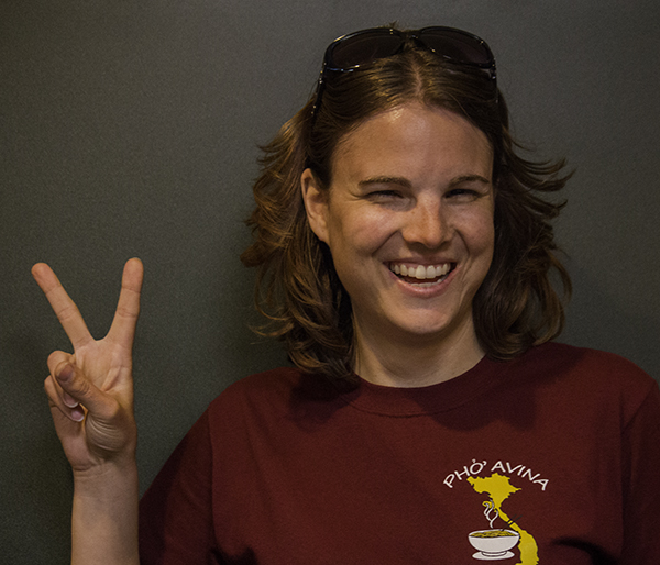 Betty having fun with my camera - me too!