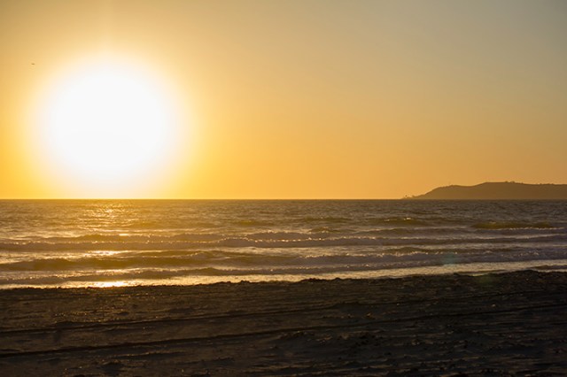 Cabrillo National Monument on the right