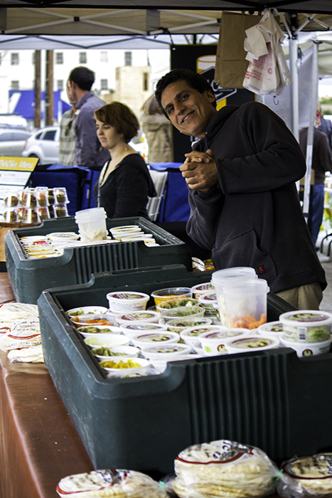 spreads and breads at the local farmer's market