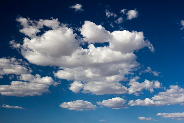 clouds over California