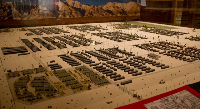 model of Manzanar