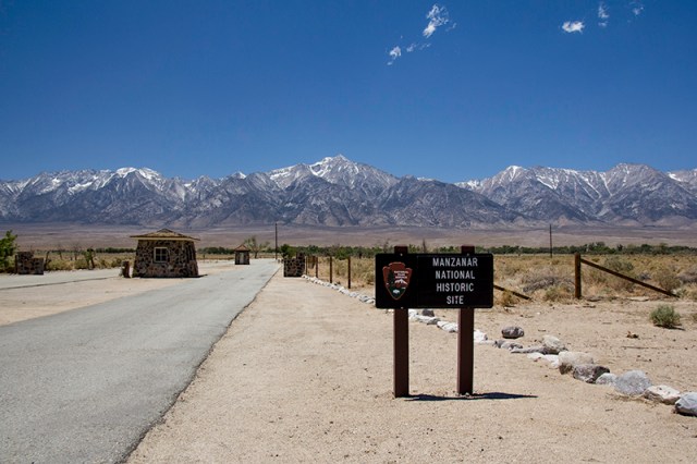 entrance to Manzanar