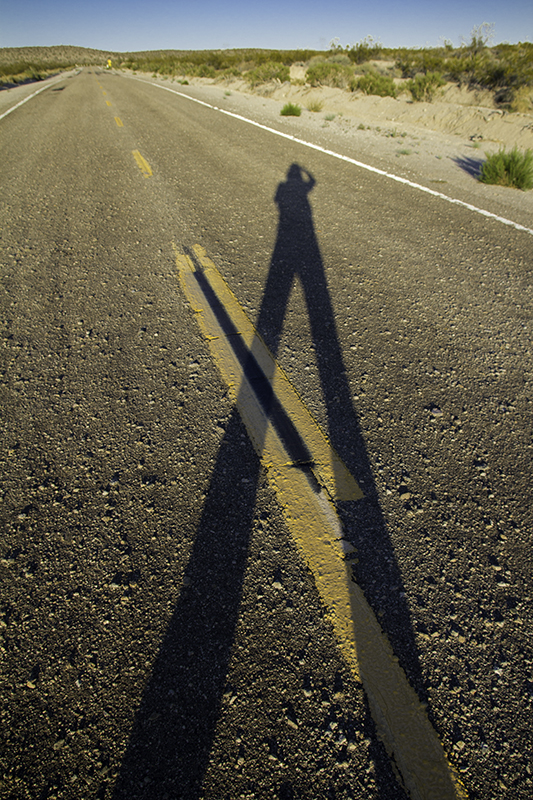 smooth road through Mojave National Preserve