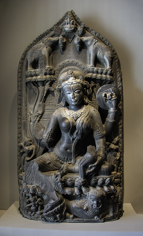 Hindu deity Parvati made of chlorite in the 11th century