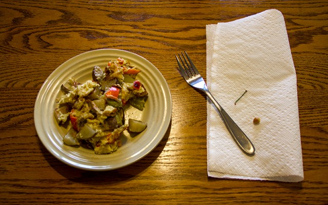 breakfast made by Uncle Ed