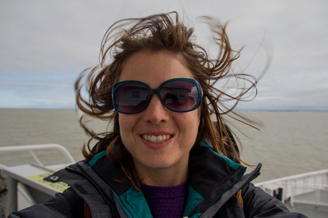 enjoying the view, quiet, and wind