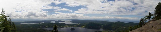 panorama view from Mount Erie