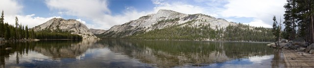 panorama of Tenaya Lake