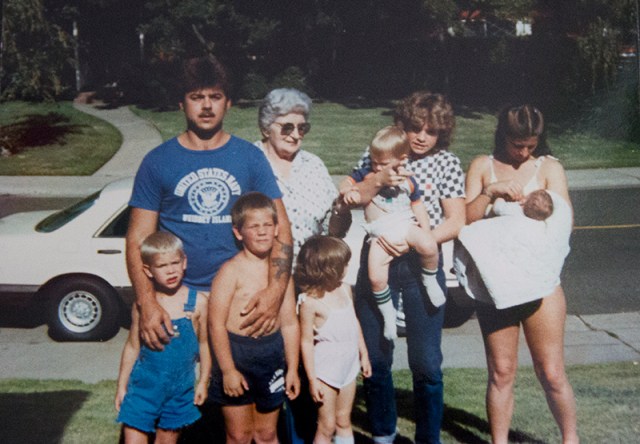 Ed, Great Grandma, Jamie, Terri, Paul, Eddie, Jessi, Kris, Caleb