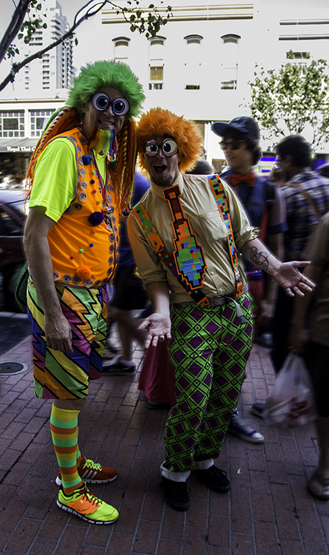 a couple of clowns