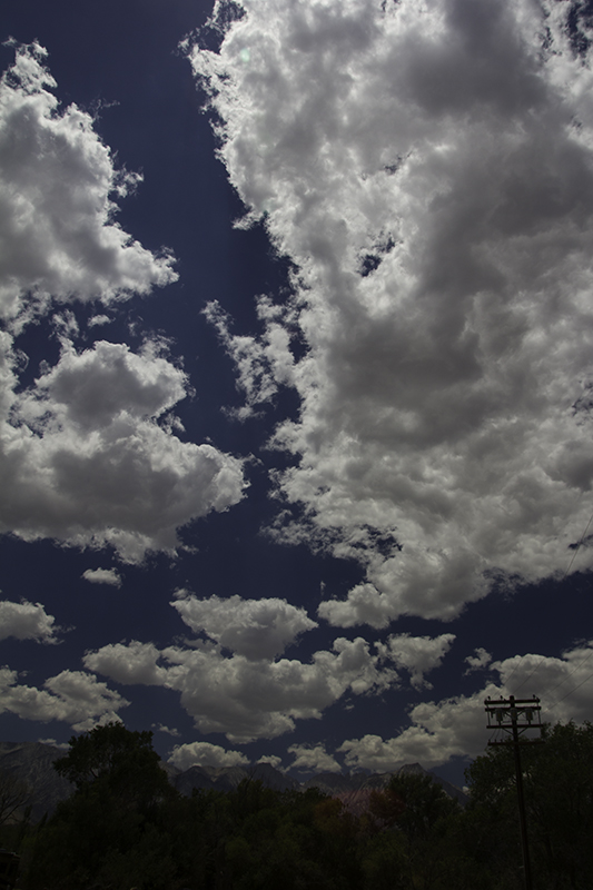clouds in Lone Pine