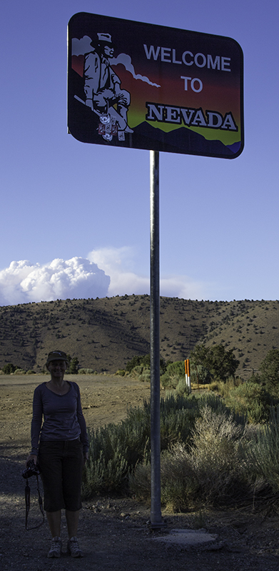 Sarah entering Nevada