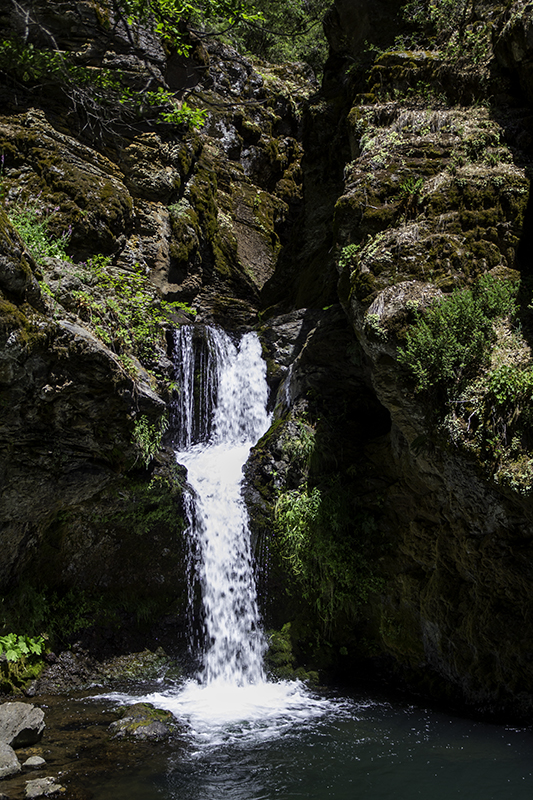 a beautiful waterfall