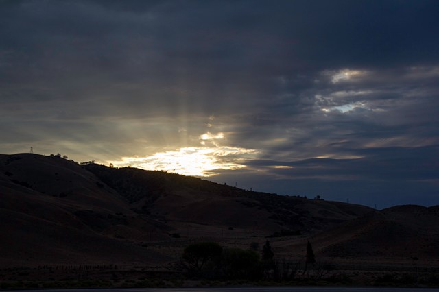 sunrise in southern California