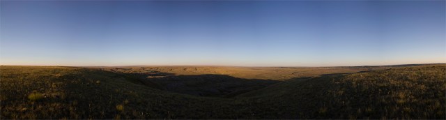 panorama of 70 Mile Butte