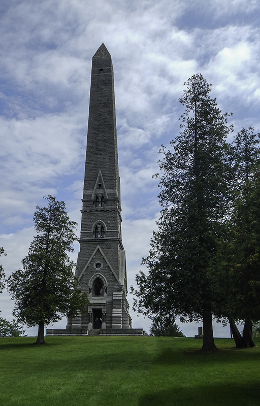 Saratoga Monument - by Caleb