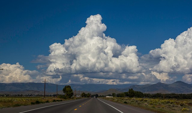 the road to Del Norte, Colorado