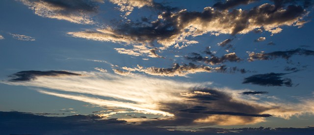sunset in Monument Valley