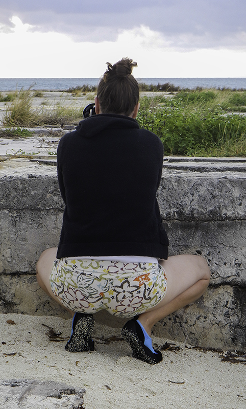 Caleb's picture of me taking a photo