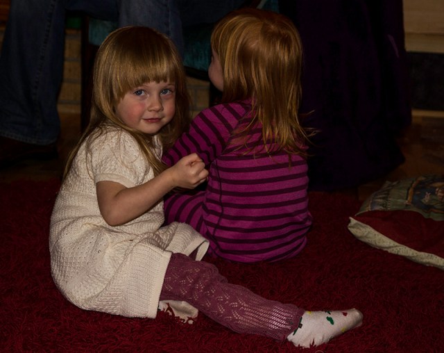 Lyra and Emma - 3 year olds