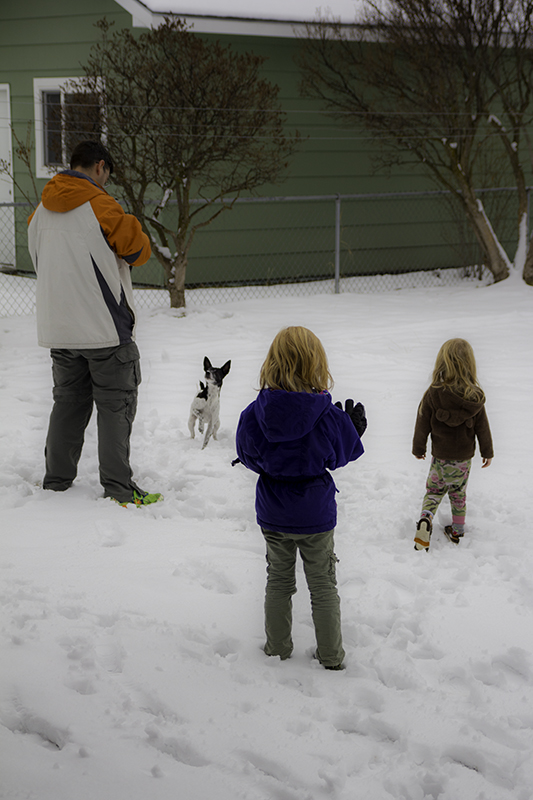 Caleb, Sparky, Sammi, and Lyra