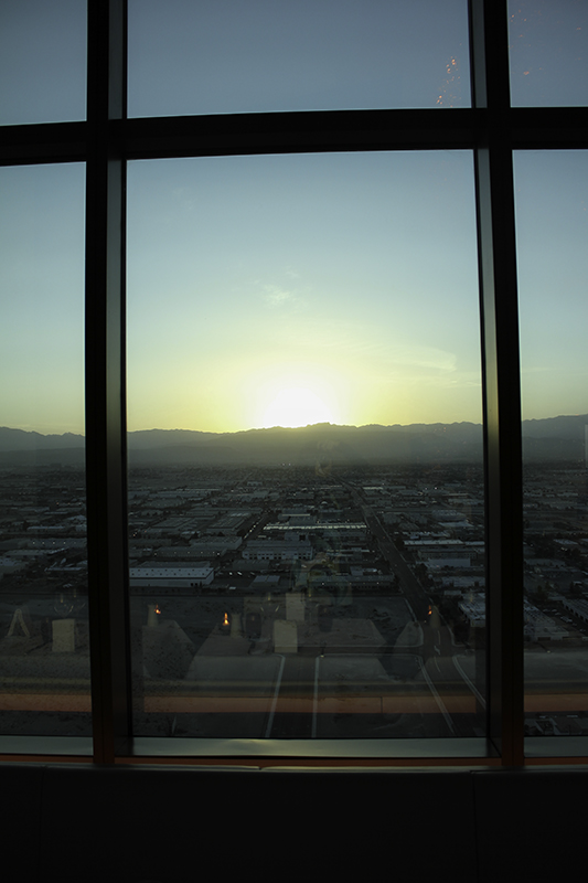 sunset from the miX Lounge