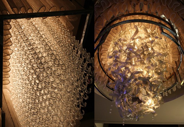 curtained lights in The Cosmo