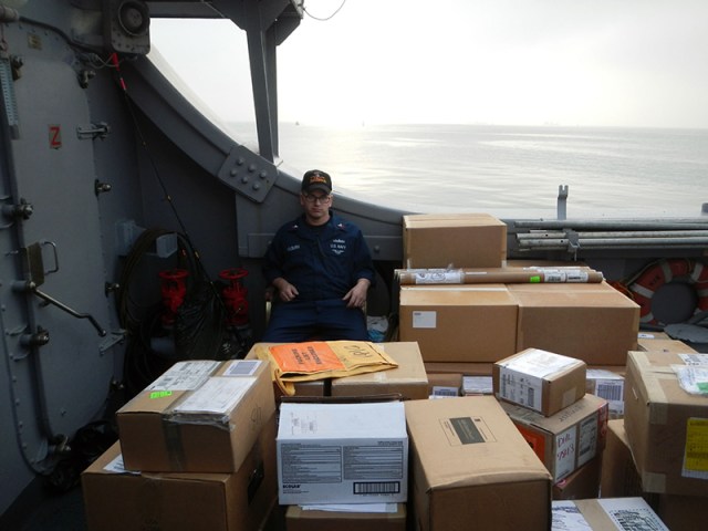 on board post office - by Caleb