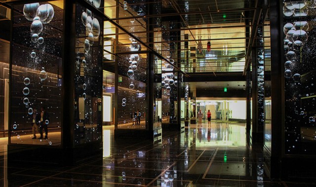 LED bubbles in The Cosmo