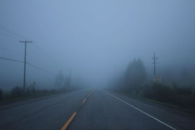 97 north from Alamo Motel & RV Park, Quesnel, BC