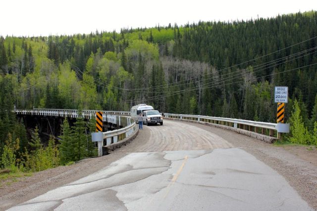 Kiskatinaw Curved Wooden Bridge, Arras, BC