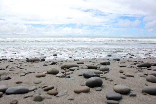 stones on the beach near Queets, WA
