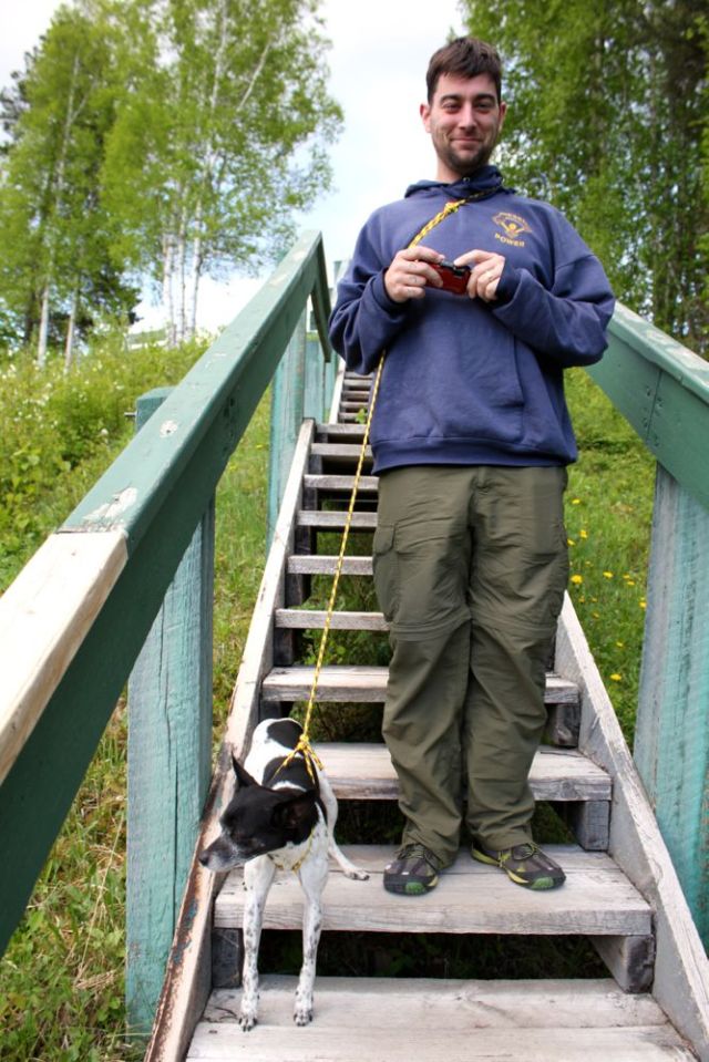down to the valley of Gitwangak Battle Hill