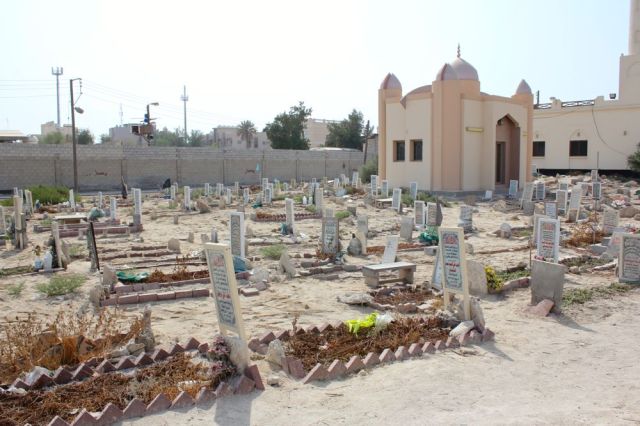 cemetery near mosque