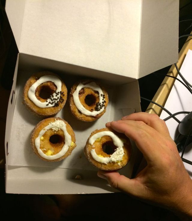 a box full of cronuts 