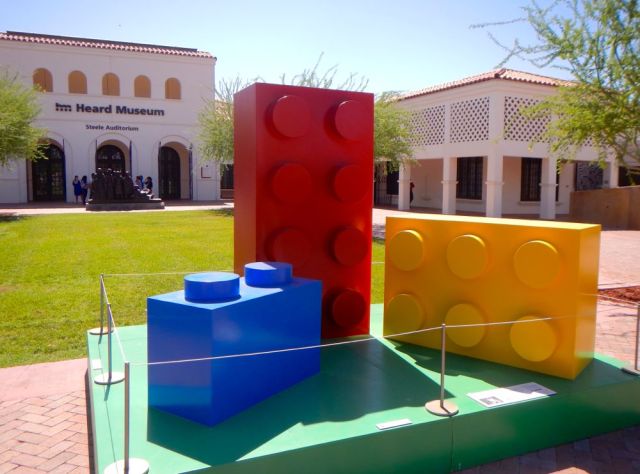 Legos at the Heard Museum - by Caleb