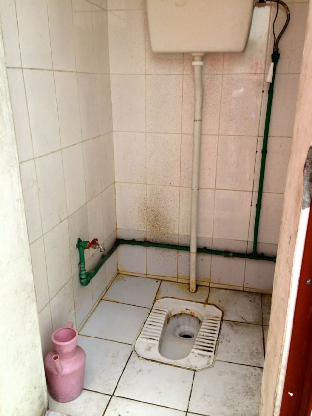 the toilet I didn't use