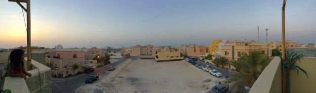 view of Galali with Angel from the third floor