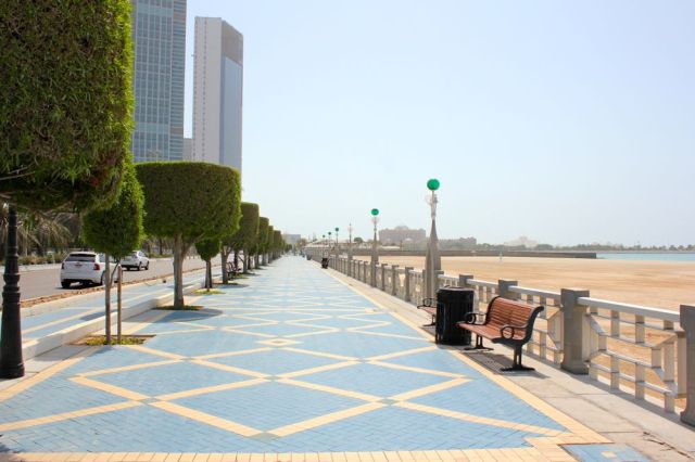 Nation Tower, ADNOC Bldg., Emirates Palace, Presidential Palace (under construction)