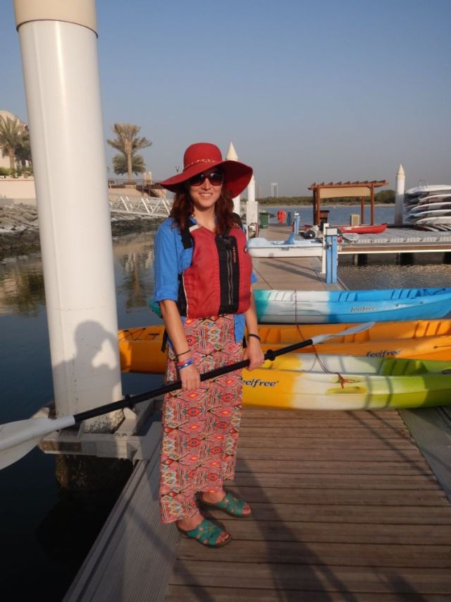 dressed up for the mangroves kayaking tour