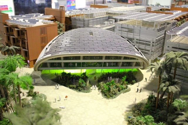 model of Masdar City