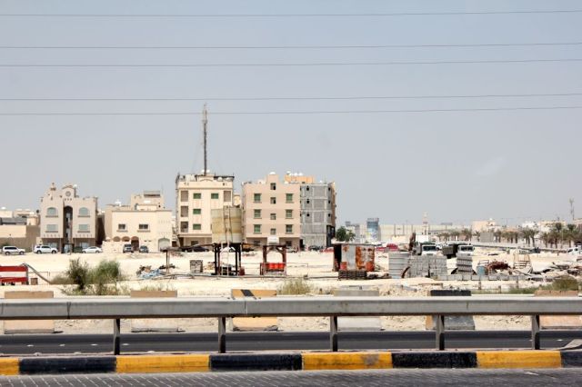 somewhere along the route