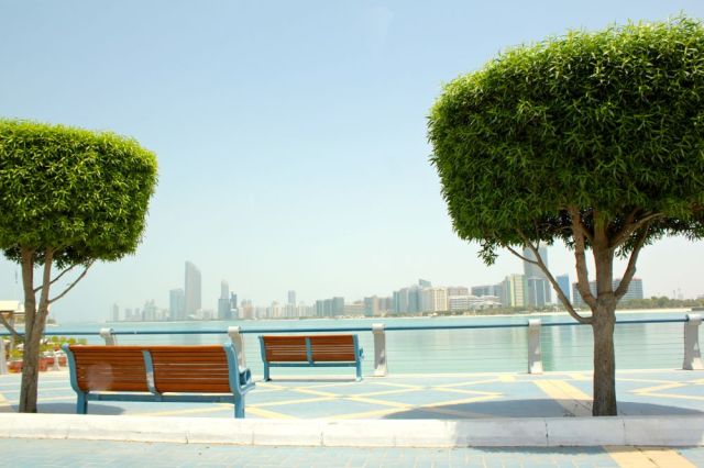 downtown in the distance