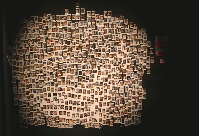 Lest We Forget polaroids in Qasr Al Hosn museum