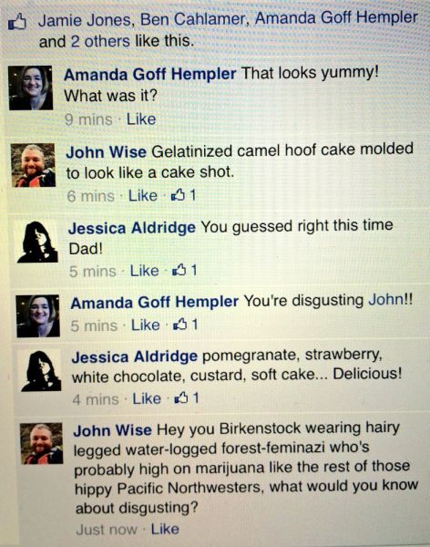 some Facebook action from loving family