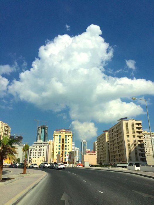 clouds over Juffair